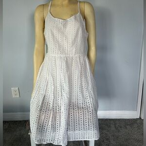 ❤️Valentine’s Sale❤️ Stockh LM, Elegant White Eyelet Dress